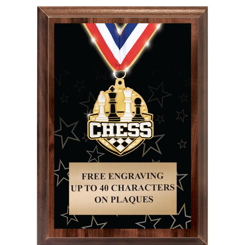 5X7 SHOWSTOPPER MEDAL PLAQUE