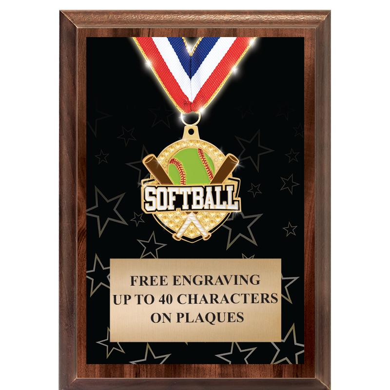 5X7 SHOWSTOPPER MEDAL PLAQUE