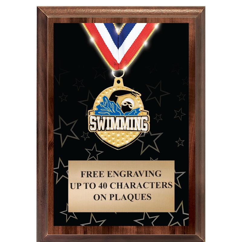 5X7 SHOWSTOPPER MEDAL PLAQUE