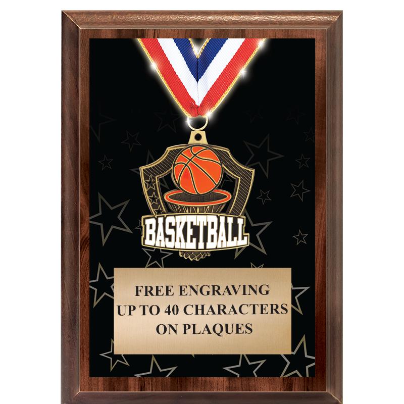 5X7 SHOWSTOPPER MEDAL PLAQUE
