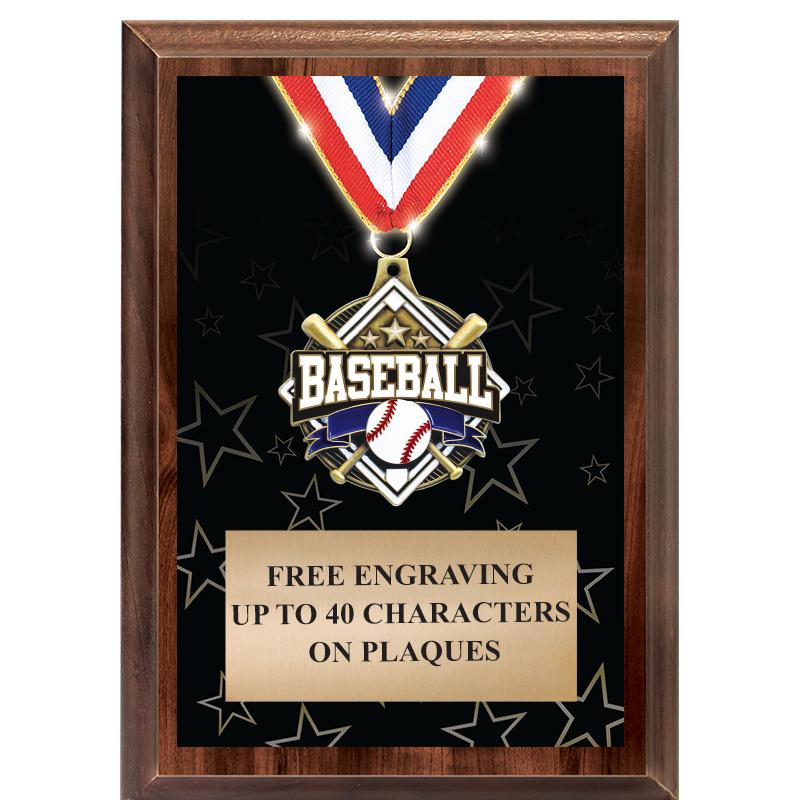 5X7 SHOWSTOPPER MEDAL PLAQUE