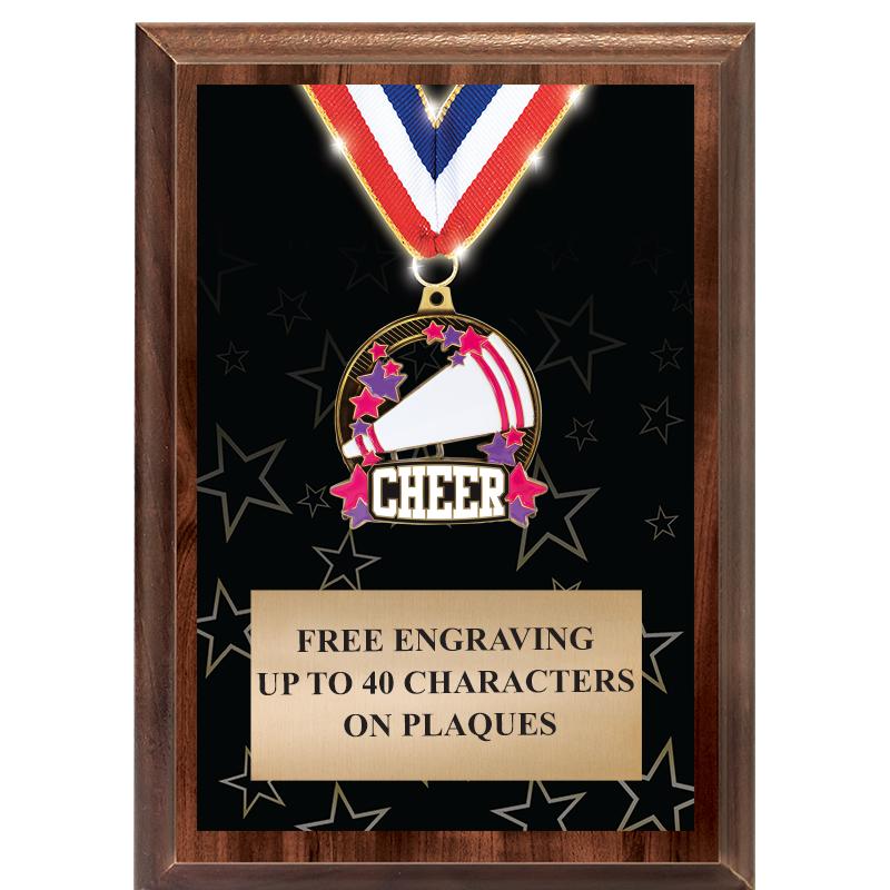 5X7 SHOWSTOPPER MEDAL PLAQUE