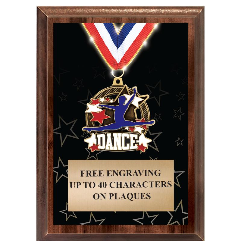 5X7 SHOWSTOPPER MEDAL PLAQUE