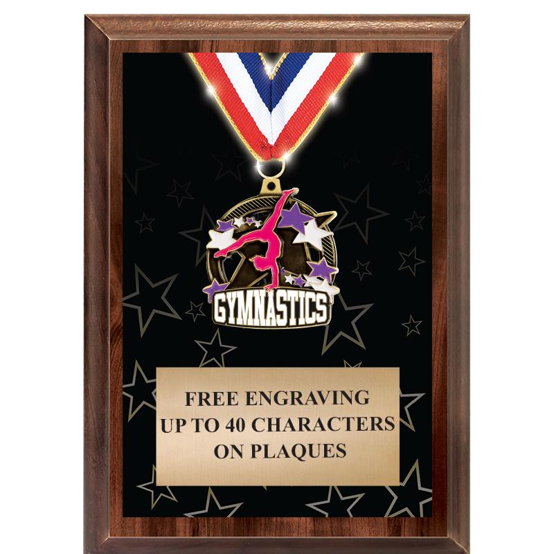 5X7 SHOWSTOPPER MEDAL PLAQUE