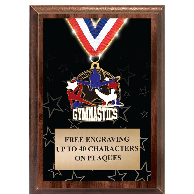 5X7 SHOWSTOPPER MEDAL PLAQUE