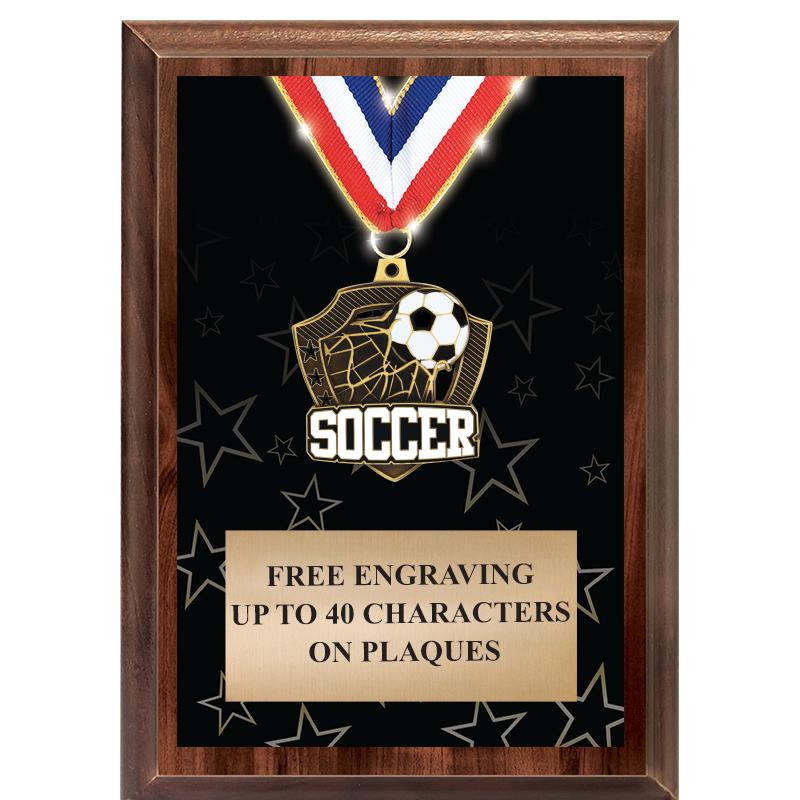 5X7 SHOWSTOPPER MEDAL PLAQUE