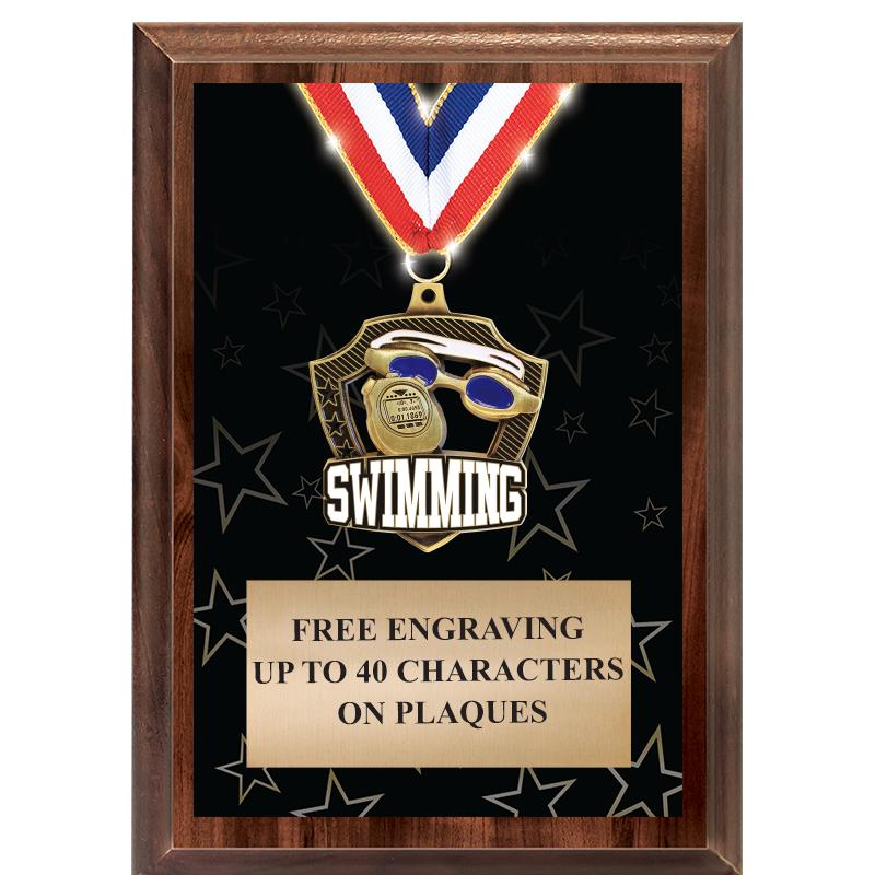 5X7 SHOWSTOPPER MEDAL PLAQUE