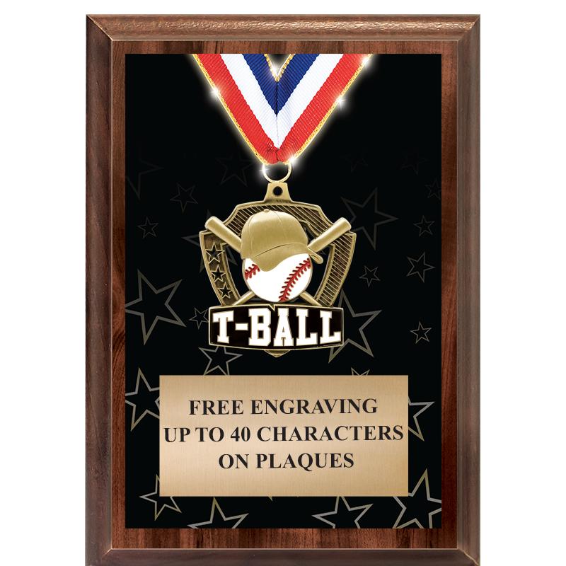 5X7 SHOWSTOPPER MEDAL PLAQUE