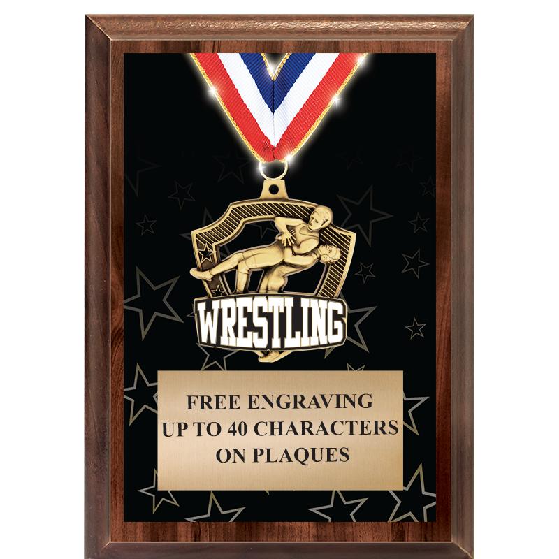 5X7 SHOWSTOPPER MEDAL PLAQUE