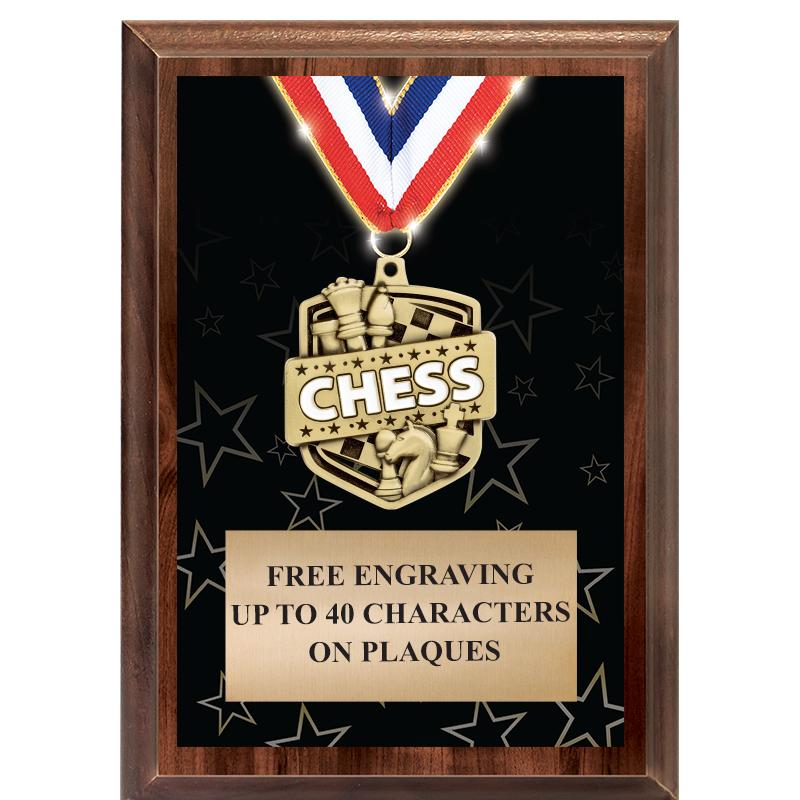 5X7 SHOWSTOPPER MEDAL PLAQUE