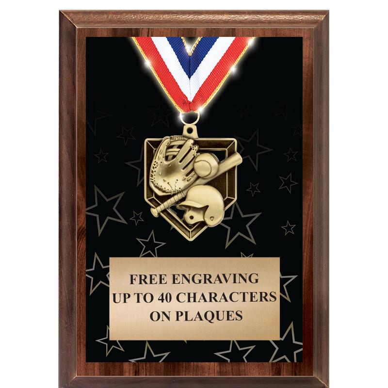 5X7 SHOWSTOPPER MEDAL PLAQUE