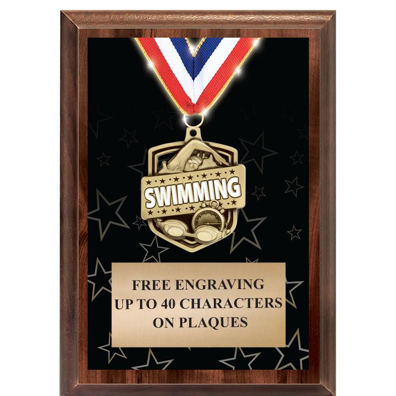 5X7 SHOWSTOPPER MEDAL PLAQUE