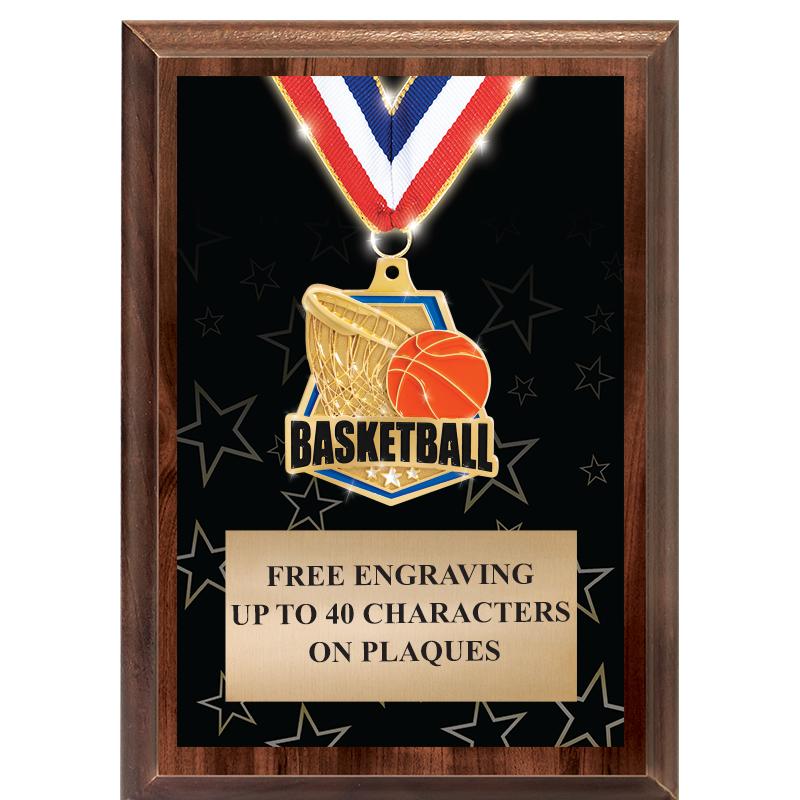 5X7 SHOWSTOPPER MEDAL PLAQUE