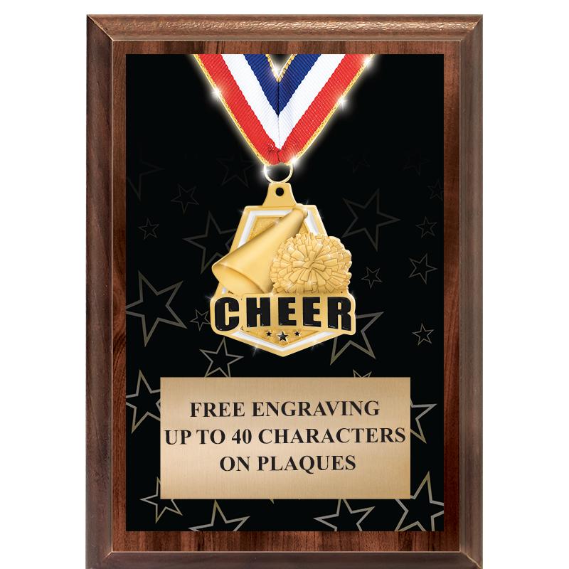 5X7 SHOWSTOPPER MEDAL PLAQUE