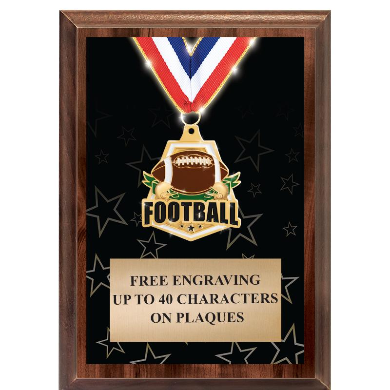 5X7 SHOWSTOPPER MEDAL PLAQUE