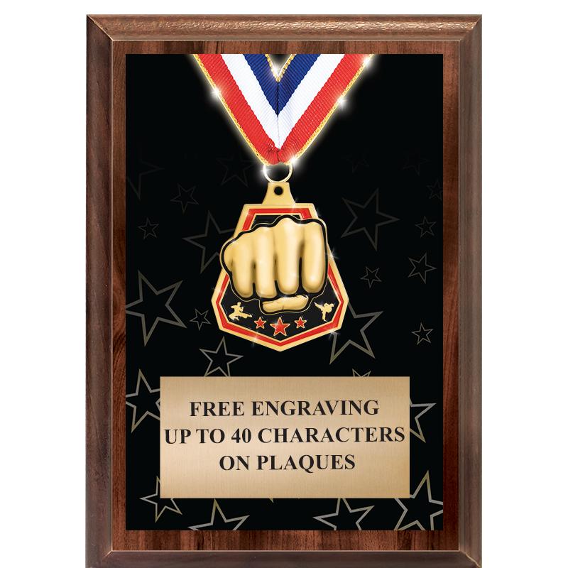 5X7 SHOWSTOPPER MEDAL PLAQUE