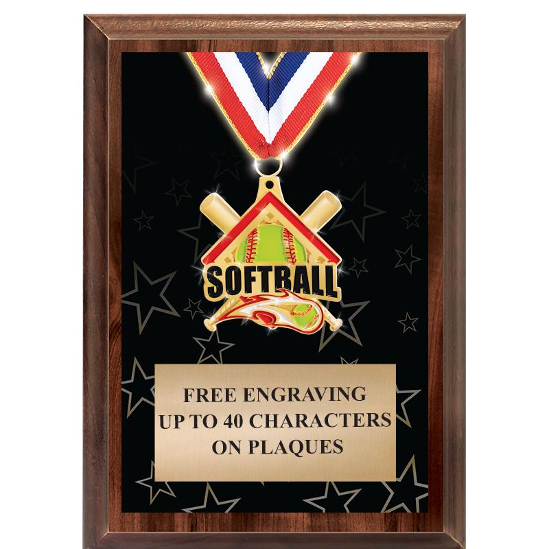 5X7 SHOWSTOPPER MEDAL PLAQUE