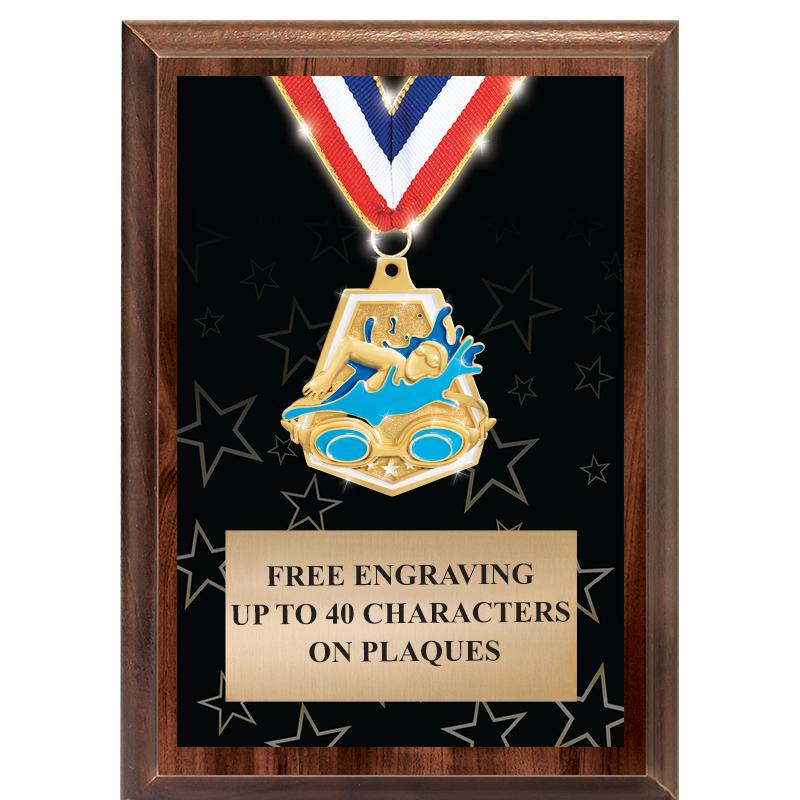 5X7 SHOWSTOPPER MEDAL PLAQUE