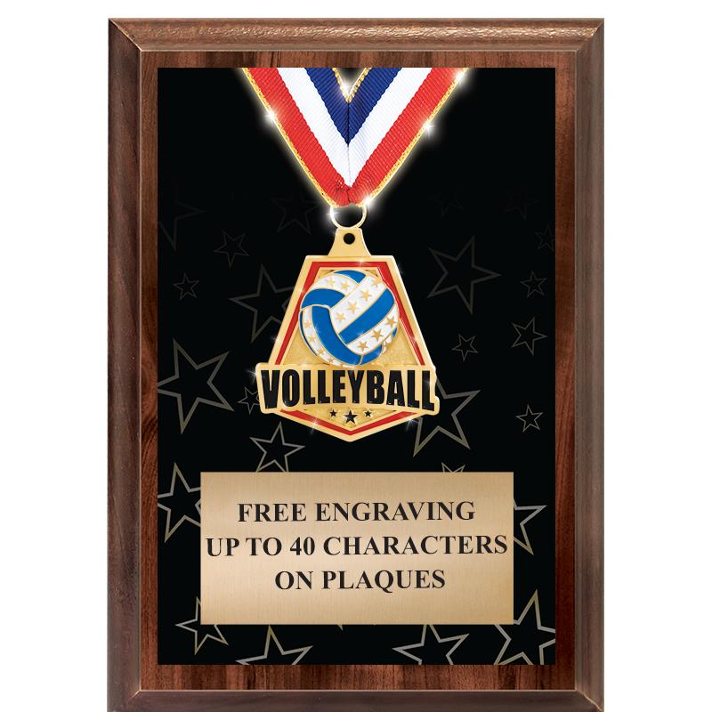 5X7 SHOWSTOPPER MEDAL PLAQUE