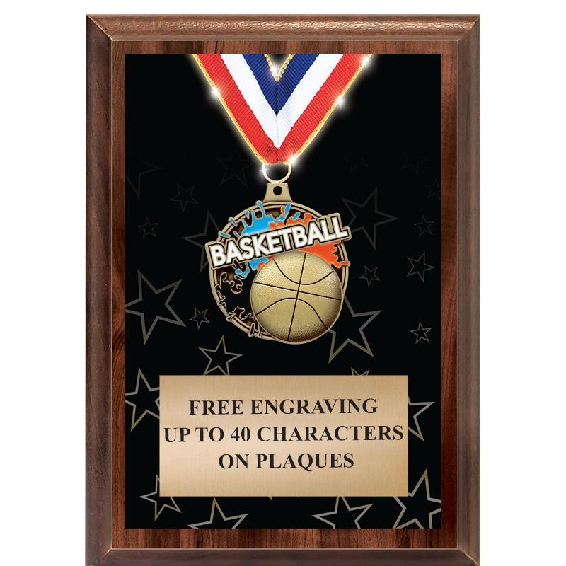 5X7 SHOWSTOPPER MEDAL PLAQUE