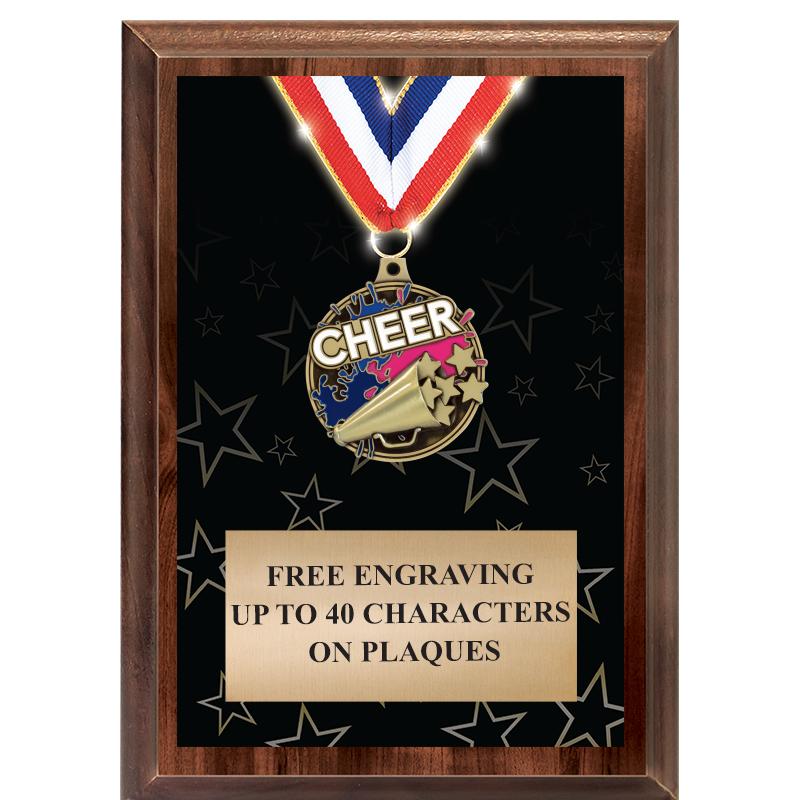 5X7 SHOWSTOPPER MEDAL PLAQUE