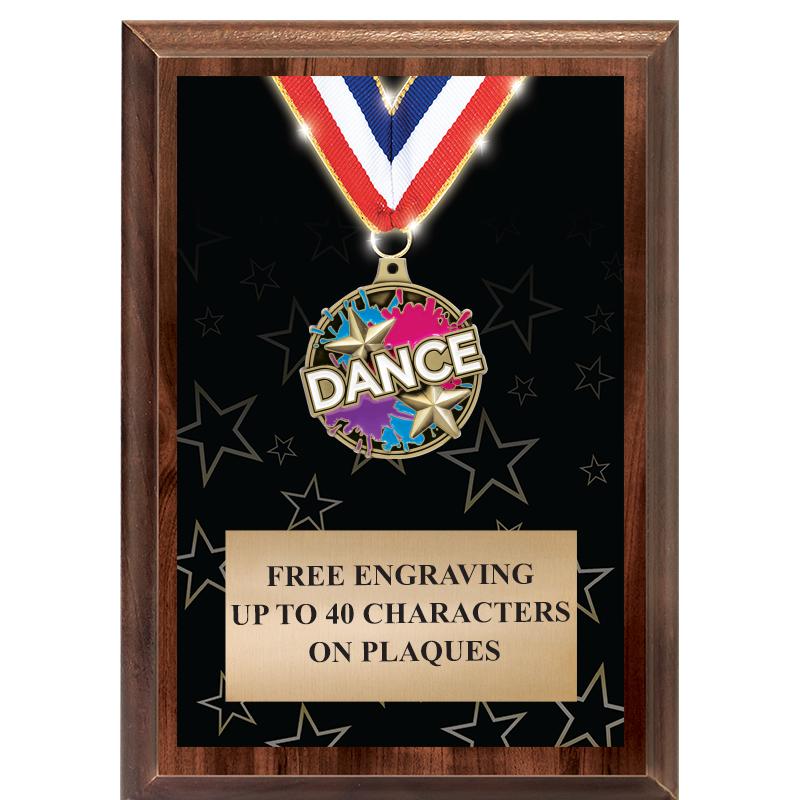 5X7 SHOWSTOPPER MEDAL PLAQUE