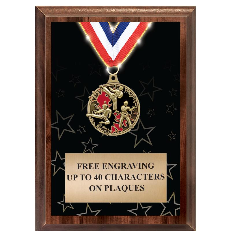 5X7 SHOWSTOPPER MEDAL PLAQUE