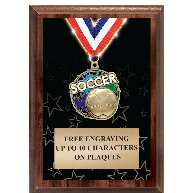 5X7 SHOWSTOPPER MEDAL PLAQUE