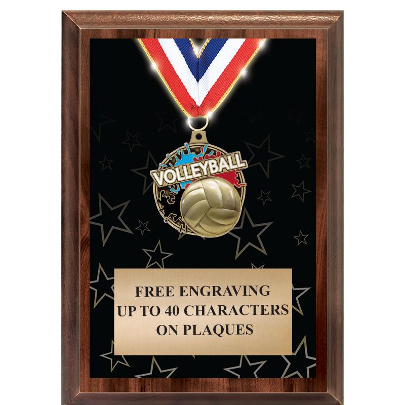 5X7 SHOWSTOPPER MEDAL PLAQUE