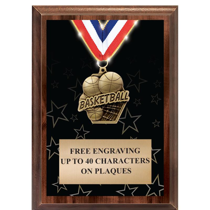 5X7 SHOWSTOPPER MEDAL PLAQUE
