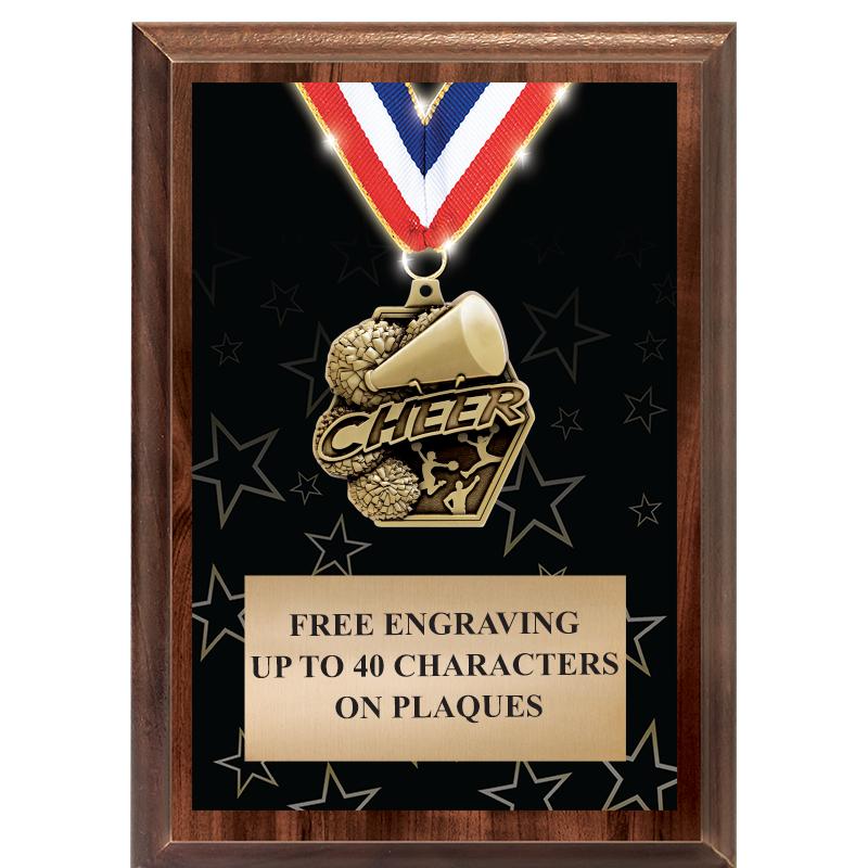 5X7 SHOWSTOPPER MEDAL PLAQUE
