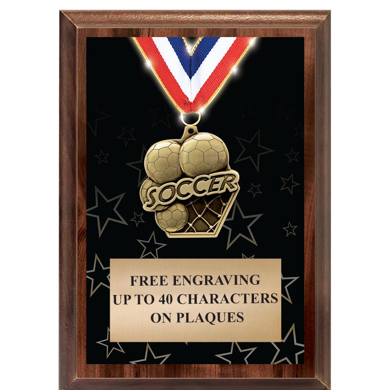 5X7 SHOWSTOPPER MEDAL PLAQUE