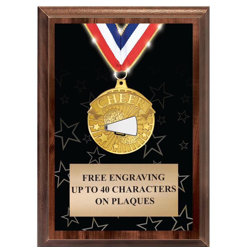 5X7 SHOWSTOPPER MEDAL PLAQUE