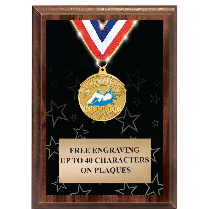 5X7 SHOWSTOPPER MEDAL PLAQUE