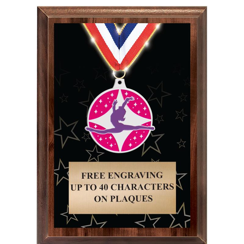 5X7 SHOWSTOPPER MEDAL PLAQUE