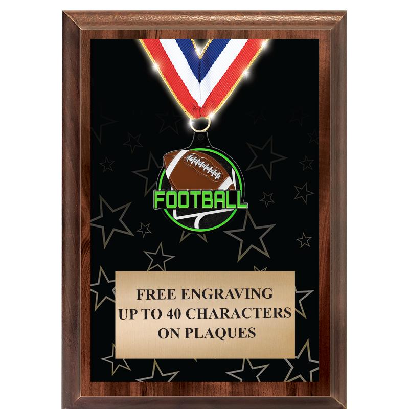 5X7 SHOWSTOPPER MEDAL PLAQUE