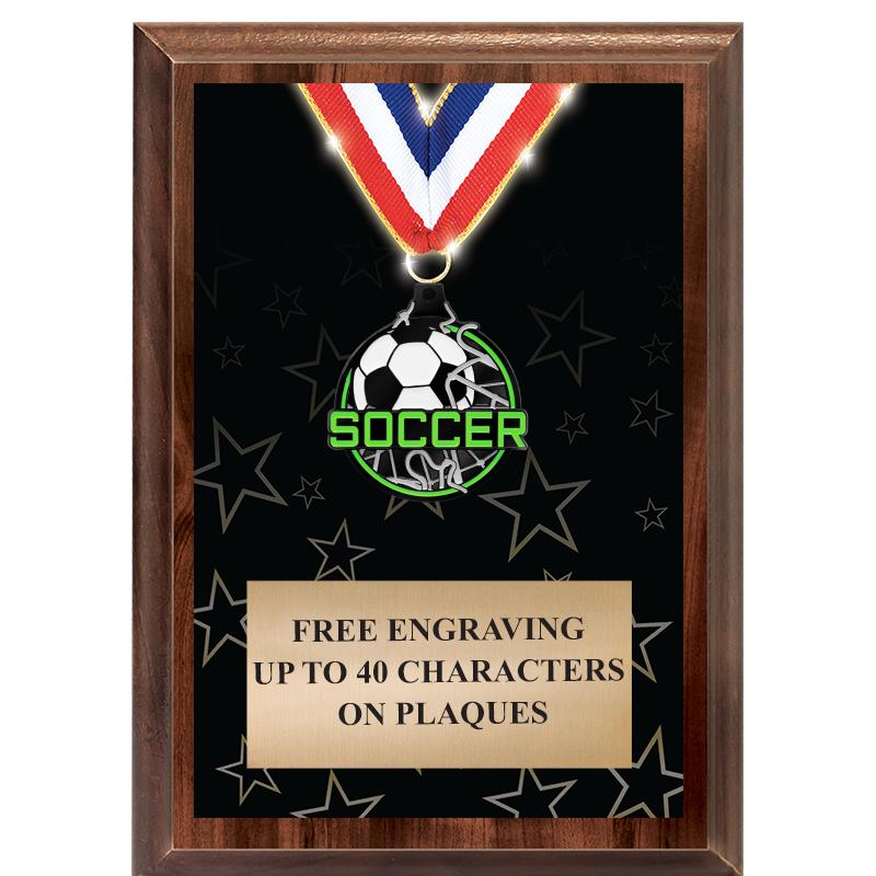 5X7 SHOWSTOPPER MEDAL PLAQUE