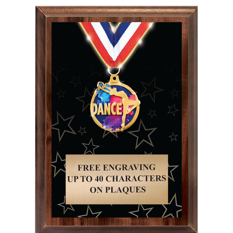 5X7 SHOWSTOPPER MEDAL PLAQUE
