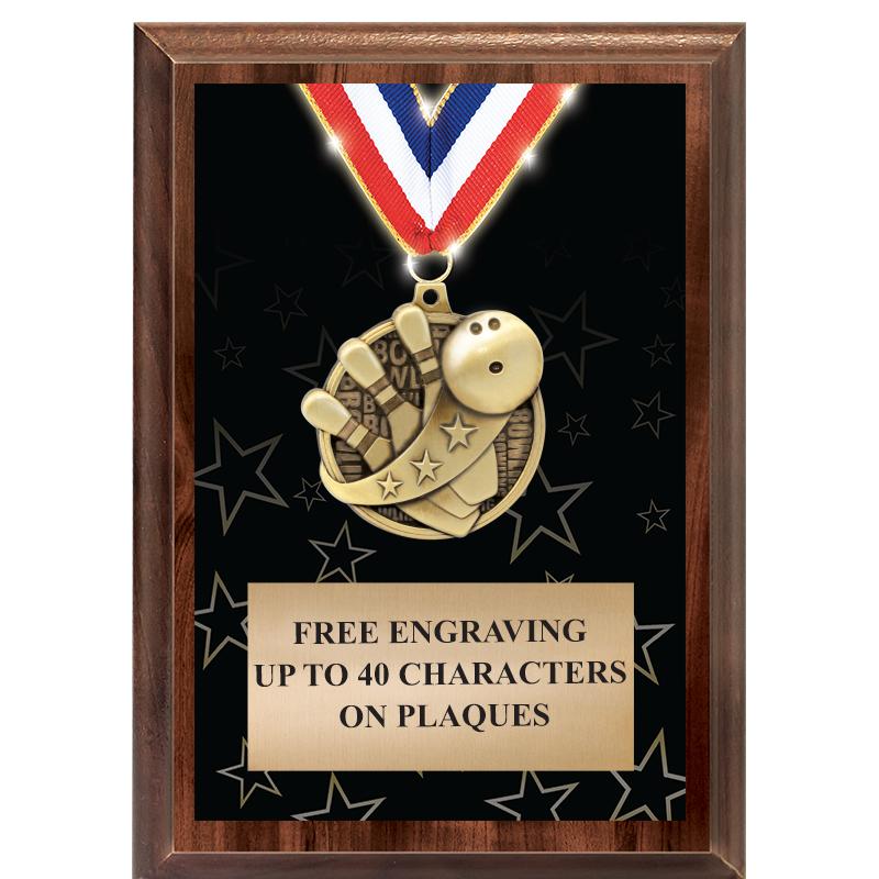 5X7 SHOWSTOPPER MEDAL PLAQUE