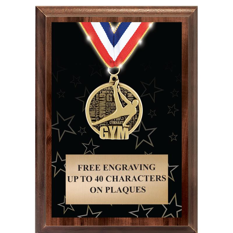 5X7 SHOWSTOPPER MEDAL PLAQUE