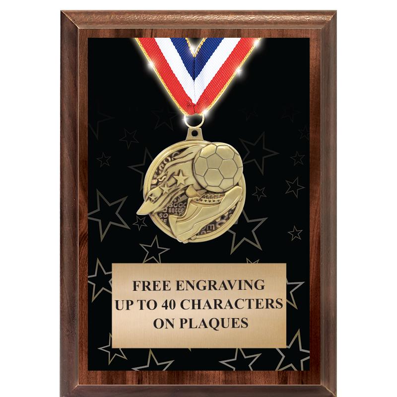 5X7 SHOWSTOPPER MEDAL PLAQUE