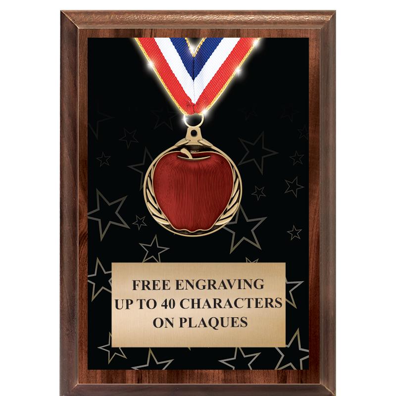 5X7 SHOWSTOPPER MEDAL PLAQUE