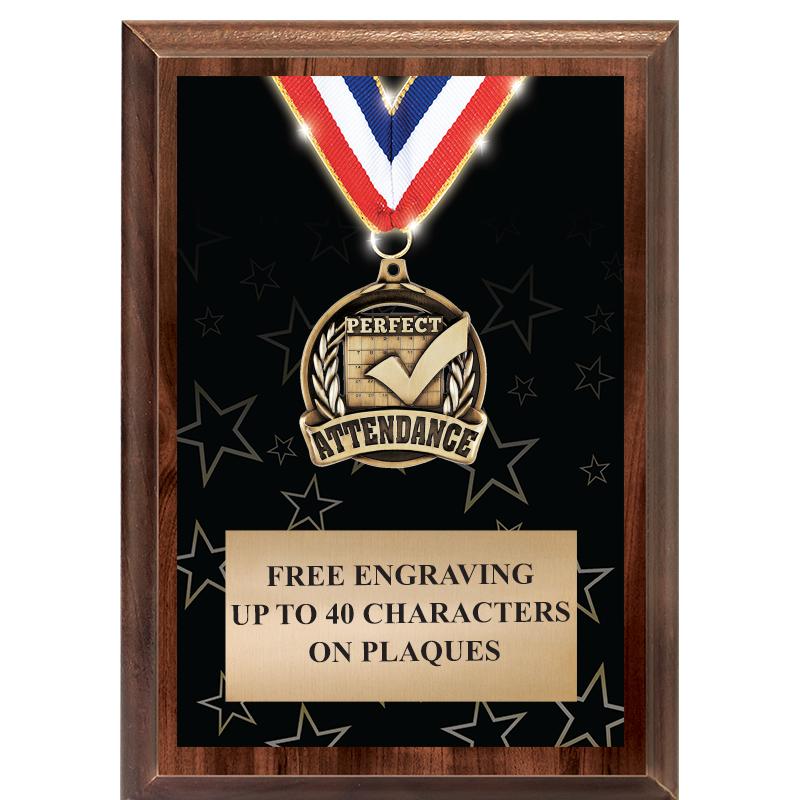 5X7 SHOWSTOPPER MEDAL PLAQUE