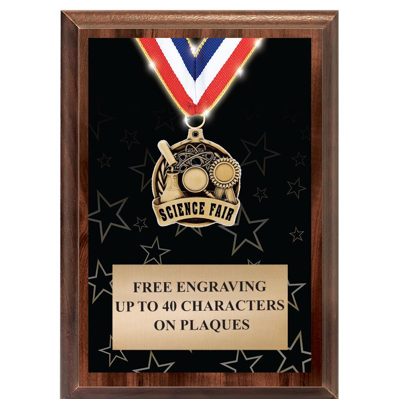 5X7 SHOWSTOPPER MEDAL PLAQUE