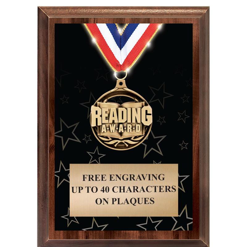 5X7 SHOWSTOPPER MEDAL PLAQUE