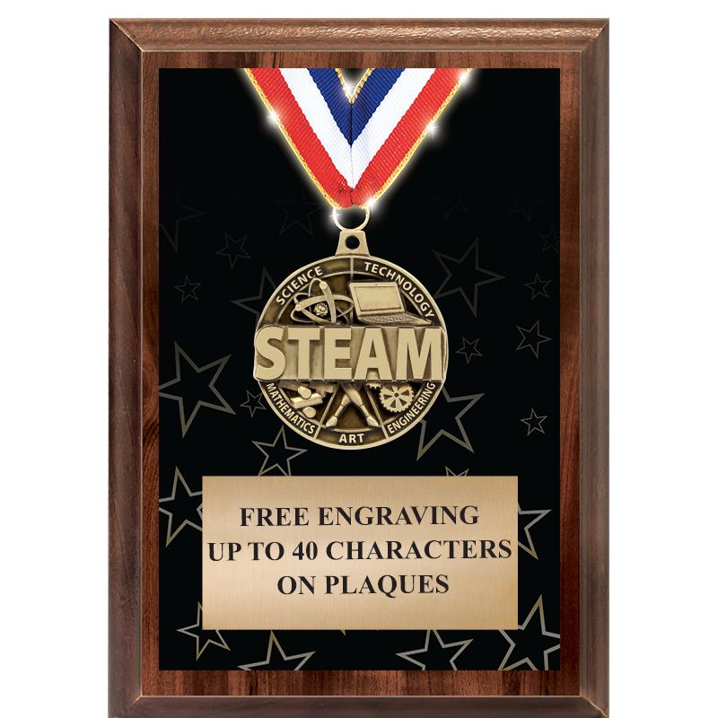 5X7 SHOWSTOPPER MEDAL PLAQUE