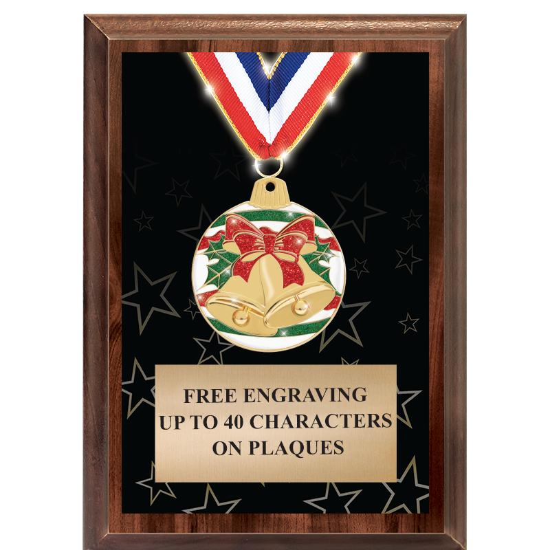 5X7 SHOWSTOPPER MEDAL PLAQUE