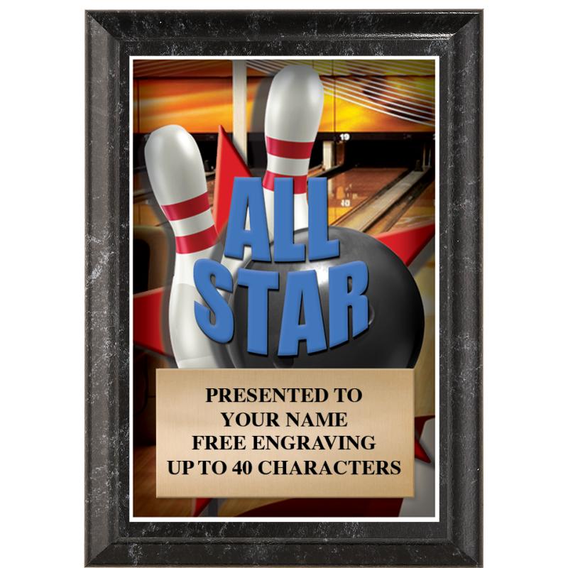 5"X7" SHOW STOPPER PLAQUES