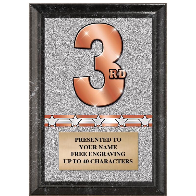 5"X7" SHOW STOPPER PLAQUES