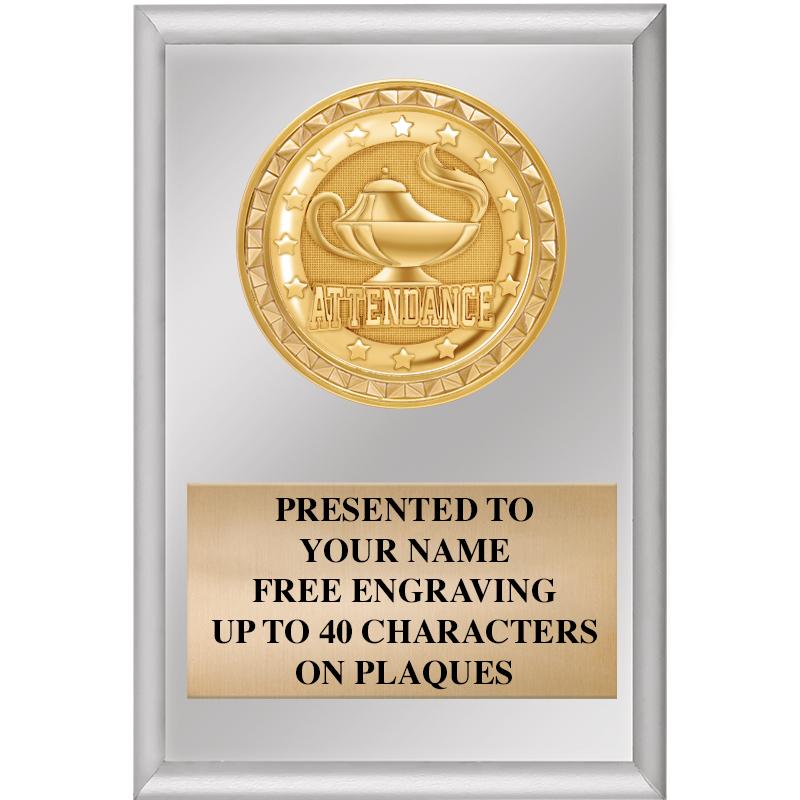 4" X 6" SILVER INSERT PLAQUE